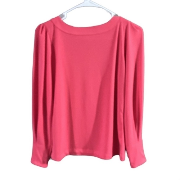 NWT Banana Republics Pink Crepe Blouse Size XS - Picture 2 of 5